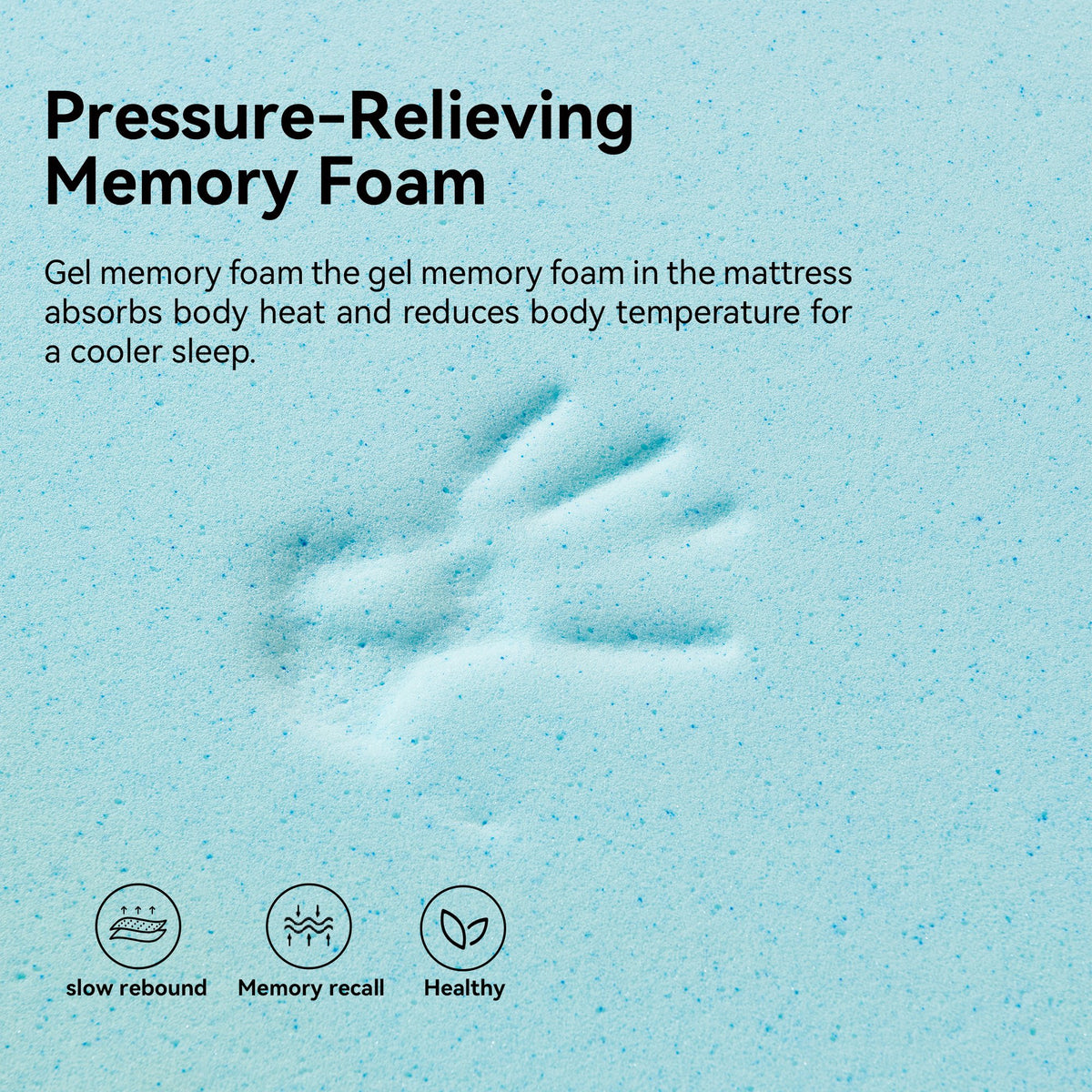 PAPROOS 12 inch Queen Mattress, Gel Memory Foam Hybrid Mattress in a Box, Individual Pocket Spring Mattress, Medium Firm, CertiPUR-US Certified, Sleep Support & Pressure Relief, White