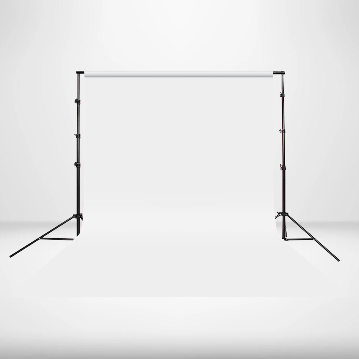 10ft Adjustable Background Support Stand Photography Video Studio Backdrop Kit with Carry Bag,4 Backdrop Clamps