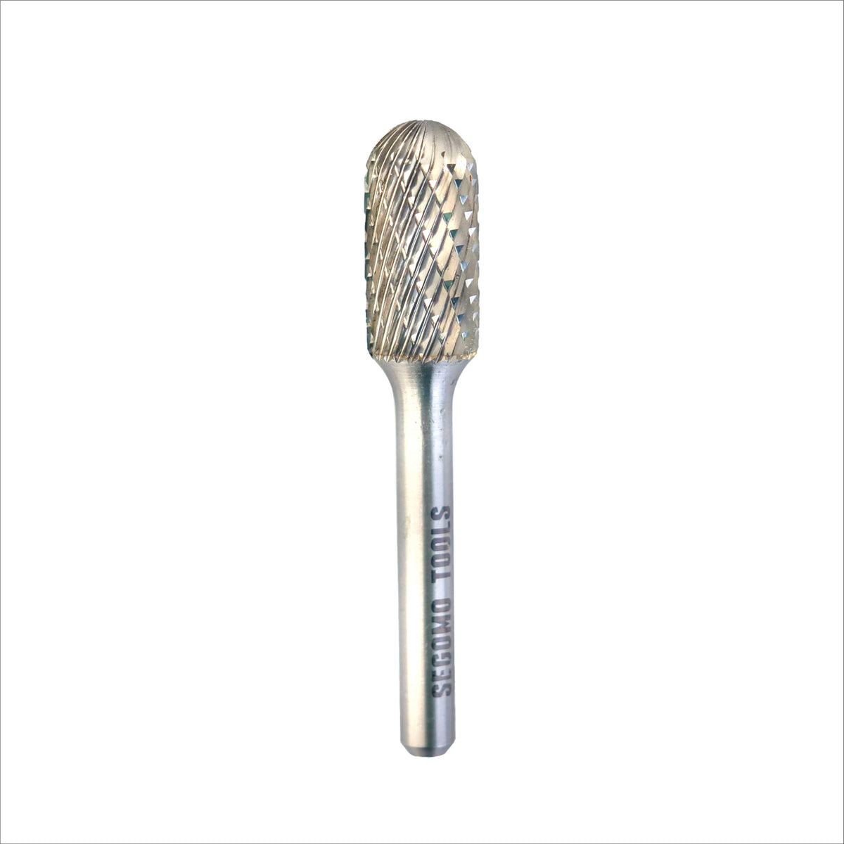 Segomo Tools SC-3, 1/4 Inch Shank, 3/4 Inch Cutting Length Double Cut Rotary Tungsten Carbide Burr For Grinding, Metal Deburring, Carving, Drilling, Engraving (1 Piece) - CBSC3DC
