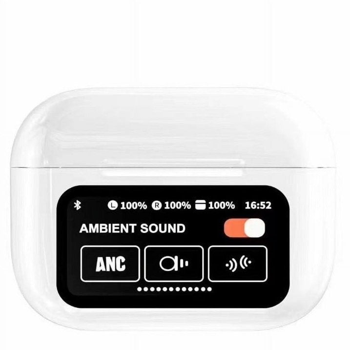 AHANSI Wireless Earbuds with Multifunctional Touch Screen 35H Playtime Bass Stereo Headphones