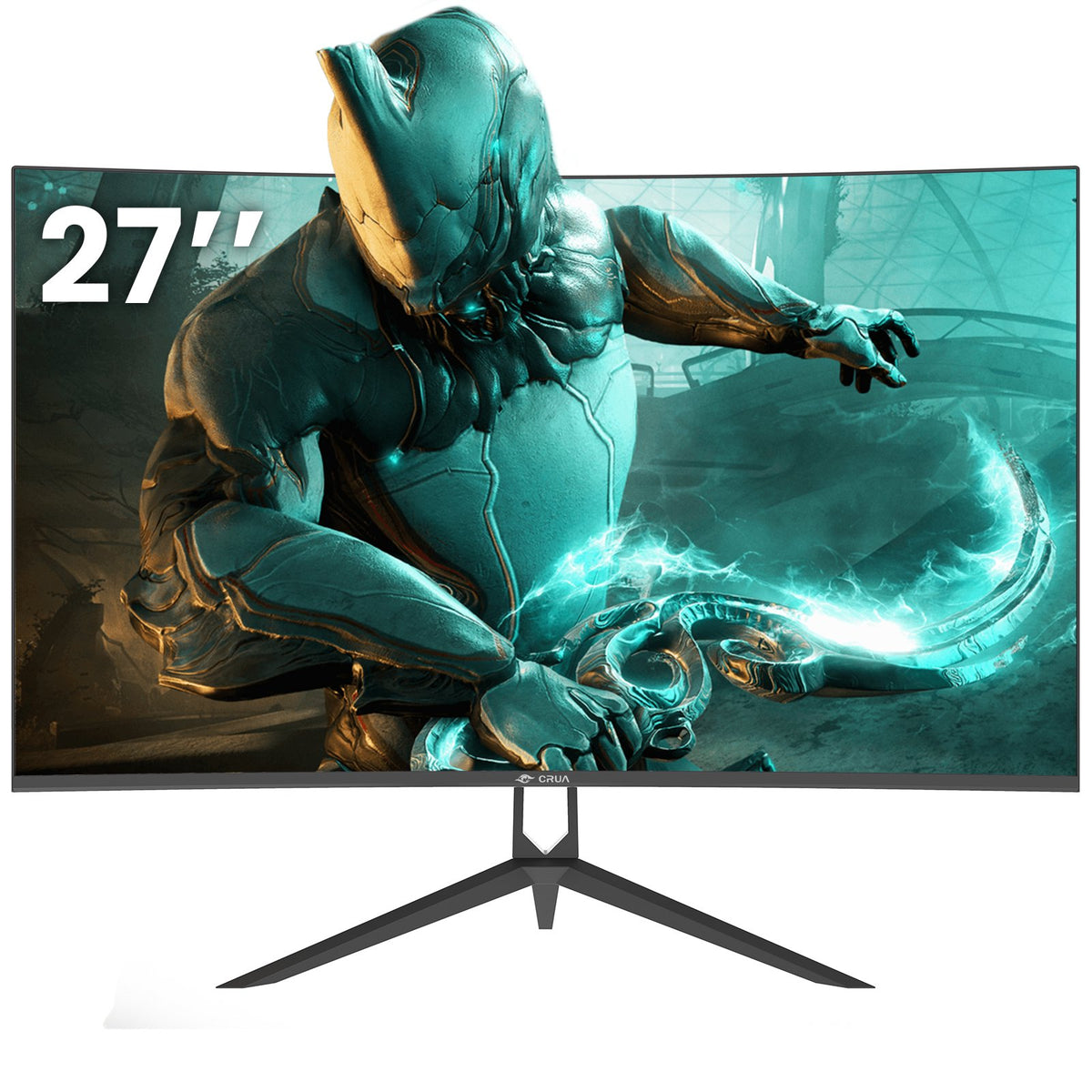 CRUA 32" 165Hz/180Hz Curved Gaming Monitor, FHD 1080P 1800R Computer Monitor, 100% SRGB, 1ms (GTG), AMD FreeSync,DP & HDMI Port, Black