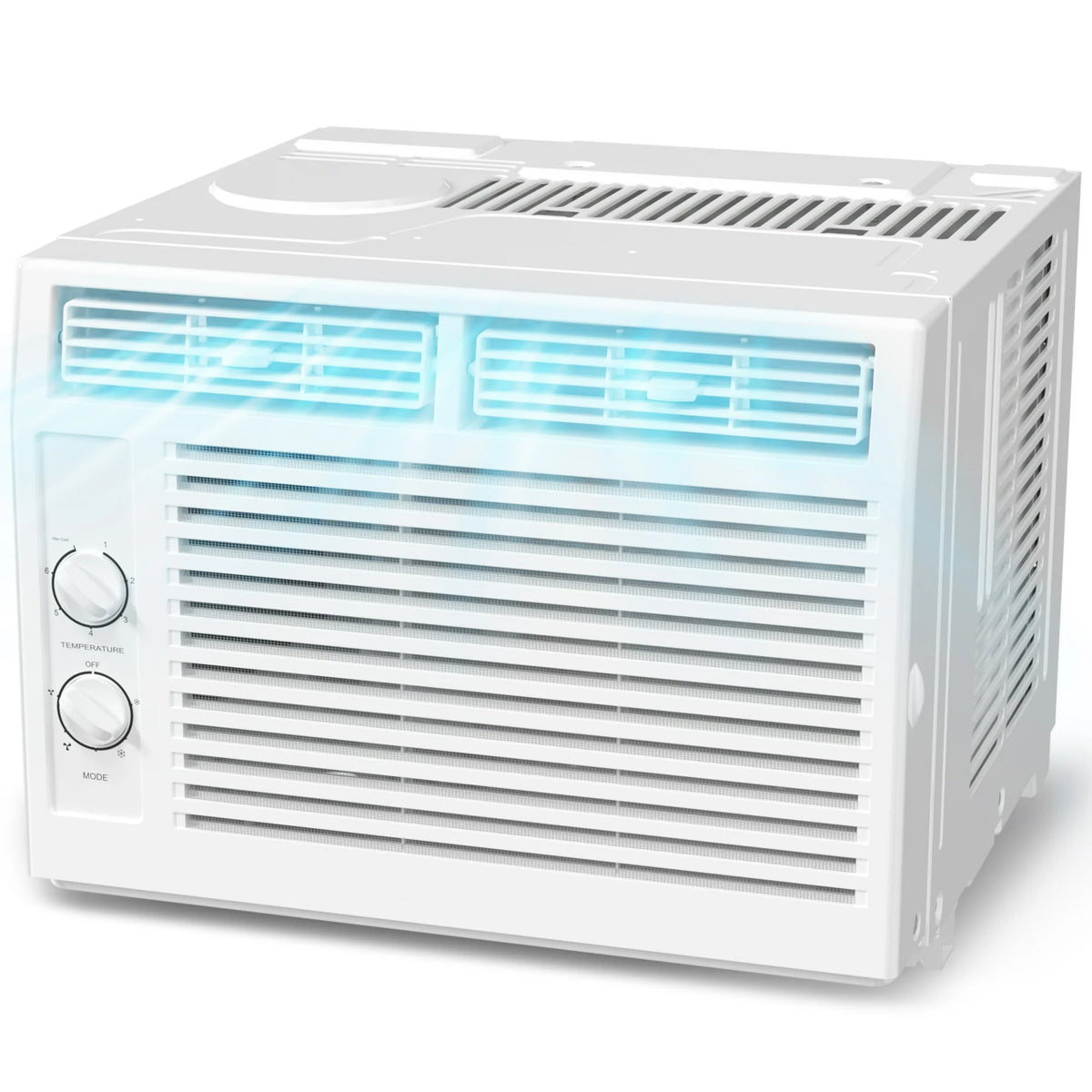 KISSAIR 14,000 BTU 115V U Shaped Window Air Conditioner, for Small Room AC Unit air conditioner Easy Installation, Cools up to 150 Sq. Ft