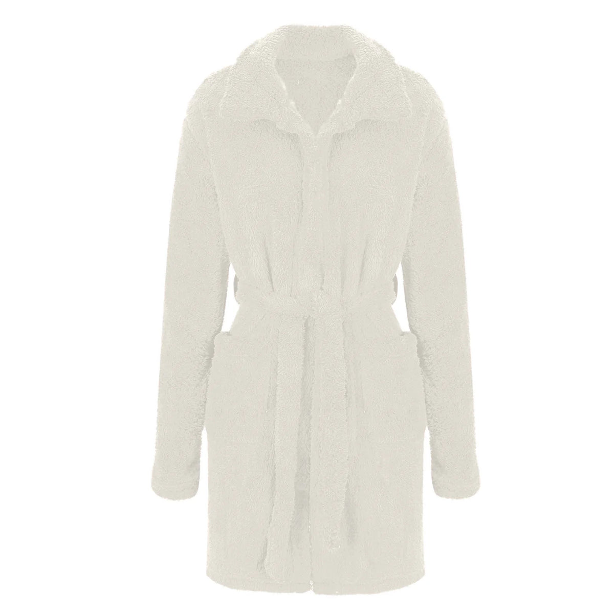 Kaemgyyd Womens Plush Robes Soft Cozy Long Sleeve Bathrobe Winter Warm Fleece Fuzzy Loungewear with Pockets
