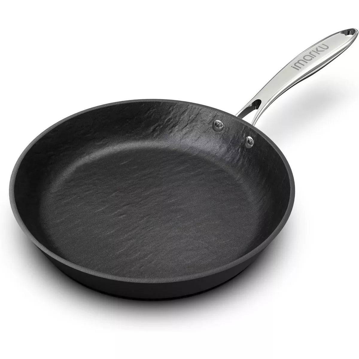 imarku Non Stick Frying Pans - 12 inch Nonstick Skillet, Large Frying Pans Nonstick Dishwasher Safe with Stainless Steel Handle,Easy Cleanup