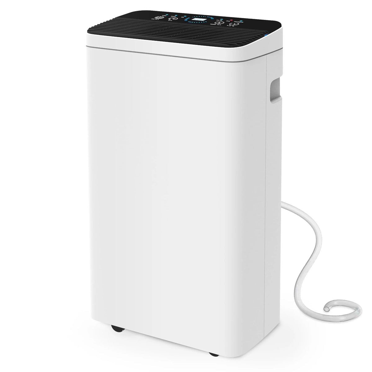 PhiloDeco 30 Pint Dehumidifier for Homes, Basements & Large Rooms (1500 sq. ft.) - Ultra Quiet, Intelligent Humidity Control, Portable with Drain and Easy-Clean Water Tank
