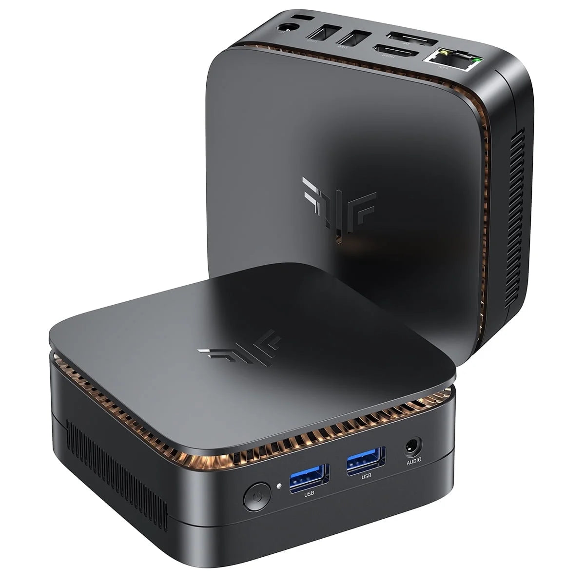 NIPOGI E1 Mini Business Desktop Computer, Intel n97, 16GB RAM, 1TB SSD, 1TB HD, Win11 Pro