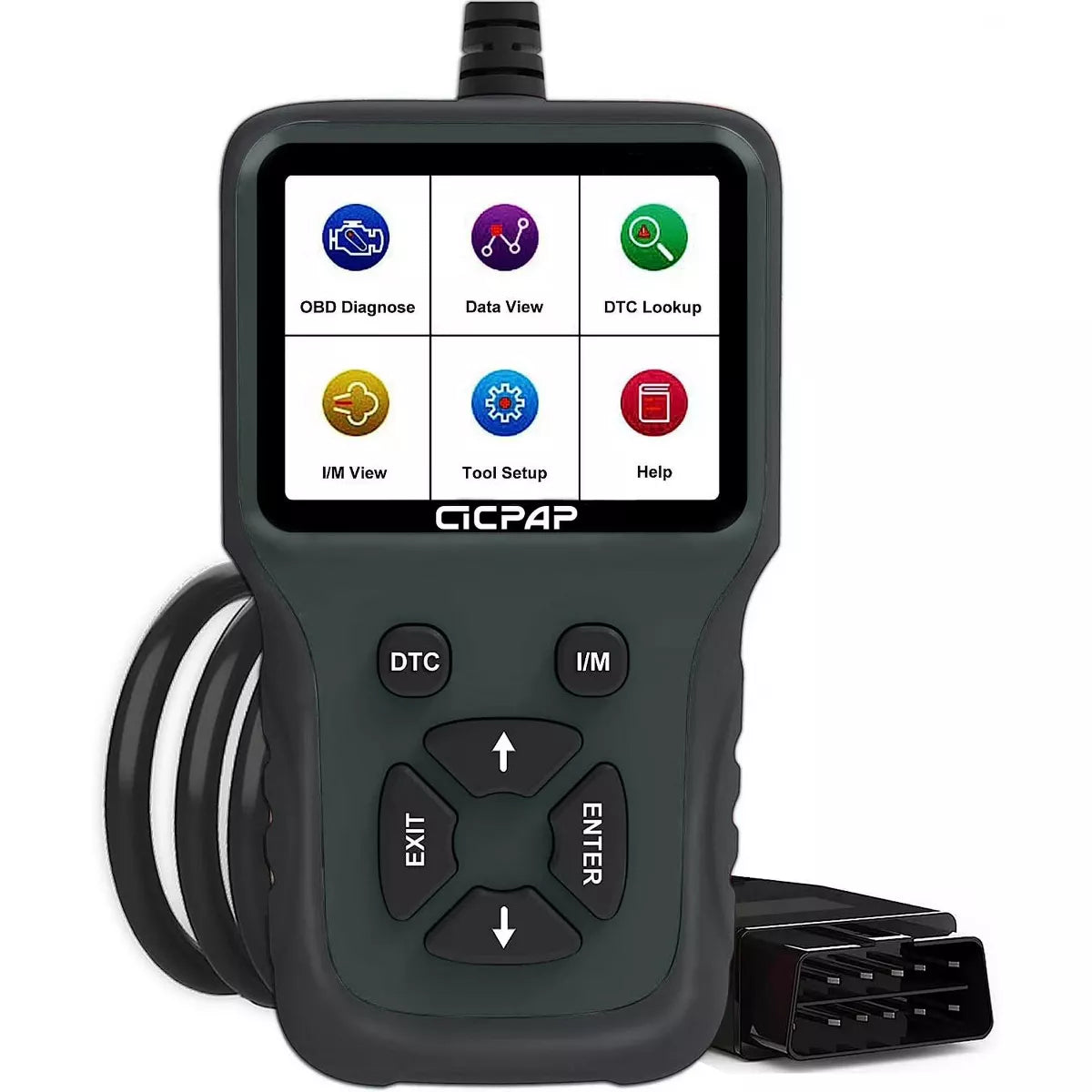 Belatt OBD2 Scanner Diagnostic Tool, Color Screen, Read/Clear Codes, Freeze Frame, I/M Ready, Vehicle Info, Live Data Graphing, 1996+ OBD-II Cars