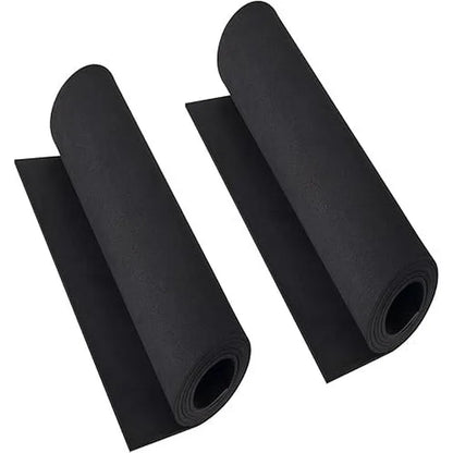 2-Pack Black Eva Foam Cosplay Sheets roll, Premium eva Craft Foam 2mm Thick, 13.5" x 49", High Density 86kg/m3 for Cosplay Costume, Crafts, DIY Projects by MEARCOOH