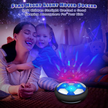 BEEPRINCESS Hover Soccer Ball, 4-in-1 Hover Hockey Ball Kids Toys Set, Indoor and Outdoor Sports Games Toys for Kids Ages 3 4 5 6 7 8-12 - Rechargeable LED Soccer Games Toys for 3-12 Year Old Boys
