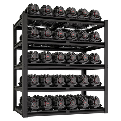 Prilinex 2200LBS Metal Storage Shelves Wire Shelving Unit Garage Storage Rack 40"W x 20"D x 60"H Heavy Duty Industrial Shelving