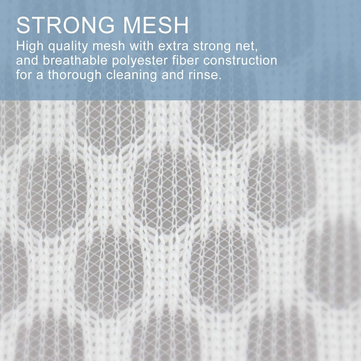 Peduu Durable Honeycomb Mesh Laundry Bags for Delicates Mesh Sweater Laundry Bag 12 x 16 inches 3Pcs