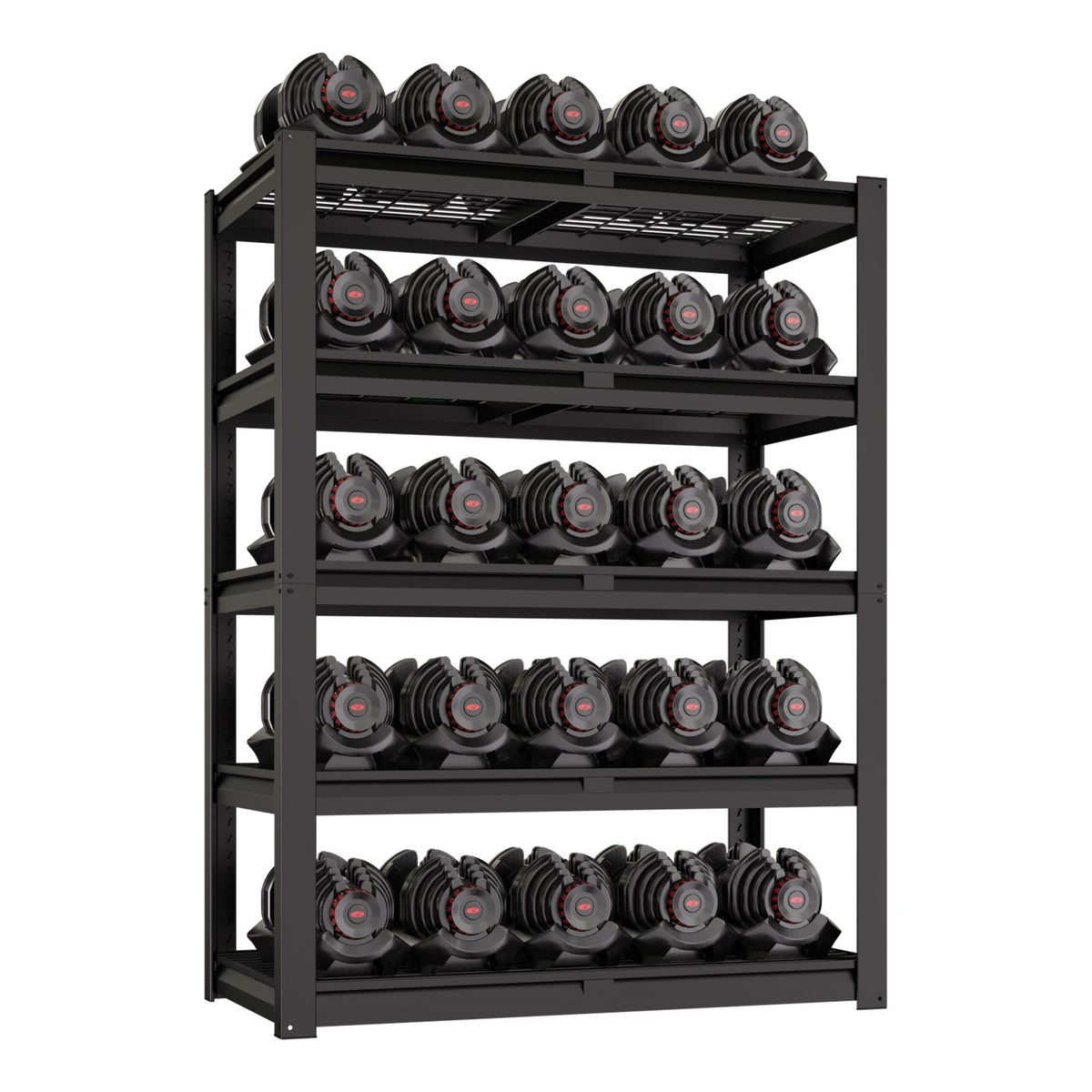 TrumanPick Metal Storage Shelves-40"W x 20"D x 60"H Wire Shelving unit Garage Storage Rack Heavy Duty Industrial Shelving, 1 Pack