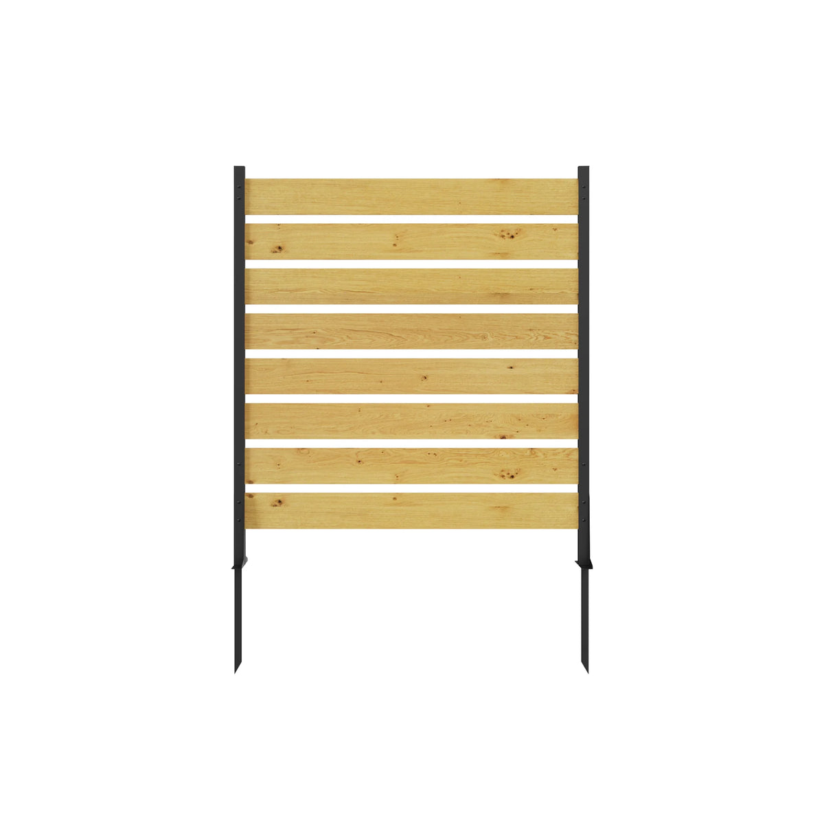 Prilinex 55"H x 38.5"W (2 Panels) Cedar Wood Privacy Screen outdoor fence privacy screen for Pool Equipment Enclosure Trash Can Enclosures Air Conditioner Fence
