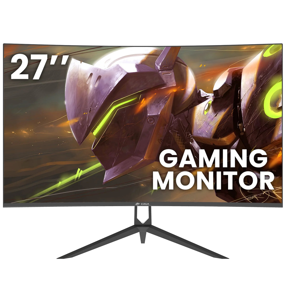 CRUA 32" 165Hz/180Hz Curved Gaming Monitor, FHD 1080P 1800R Computer Monitor, 100% SRGB, 1ms (GTG), AMD FreeSync,DP & HDMI Port, Black