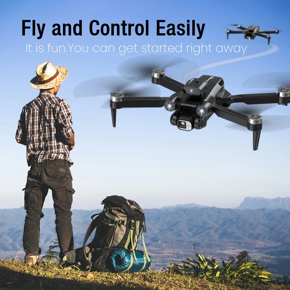 VILINICE 8 Drone with Camera  LH X77PRO 1080P HD 4K Camera , RC Quadcopter, Drone for Adults and Beginners
