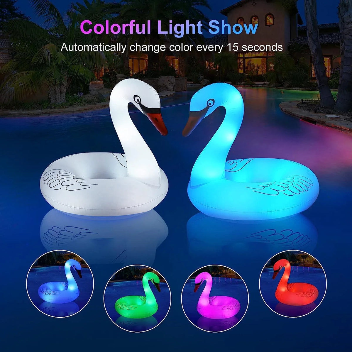 Kid Odyssey Solar Powered White Pool Float