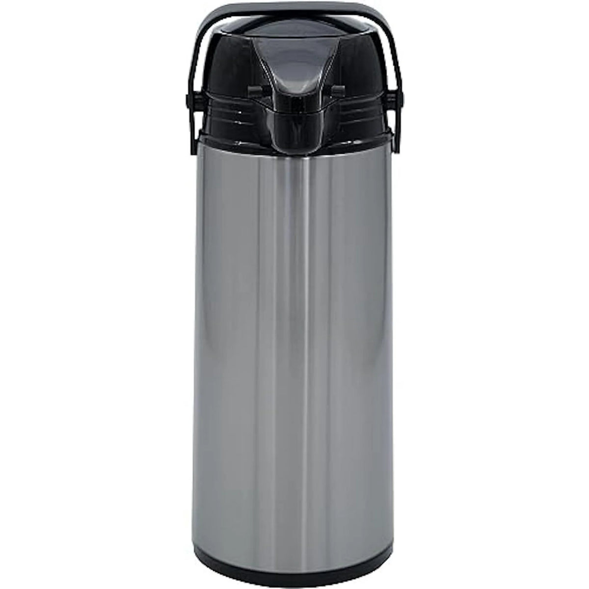 74 Oz Airpot Coffee Dispenser with Pump, Insulated Thermal Coffee Carafe - Stainless Steel Hot Beverage Dispenser - Thermos Urn for Hot/Cold Water, Drink Dispenser for Parties (Stainless Steel)