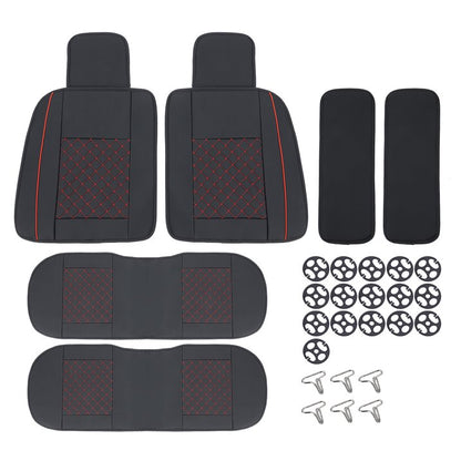 Leather Car Seat Covers,Car Seat Protector Waterproof,Seat Covers Full Set, Car Seat Protectors 5 Seats,Automotive Seat Covers Fit Most Cars