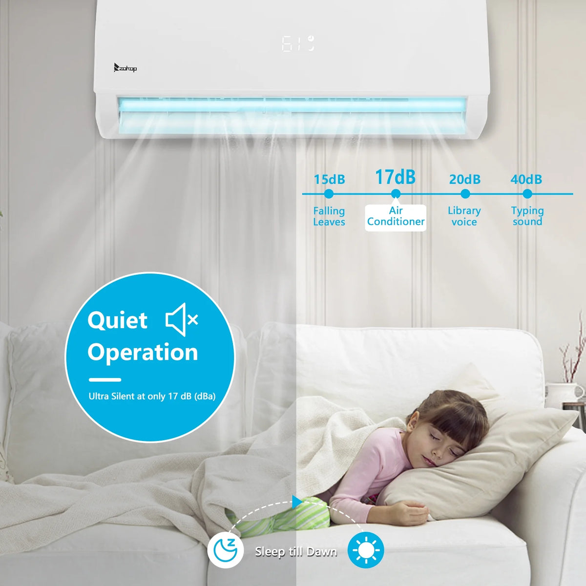 Ktaxon 24,000 BTU Single Zone Universal Floor/Ceiling Ductless Mini-Split System