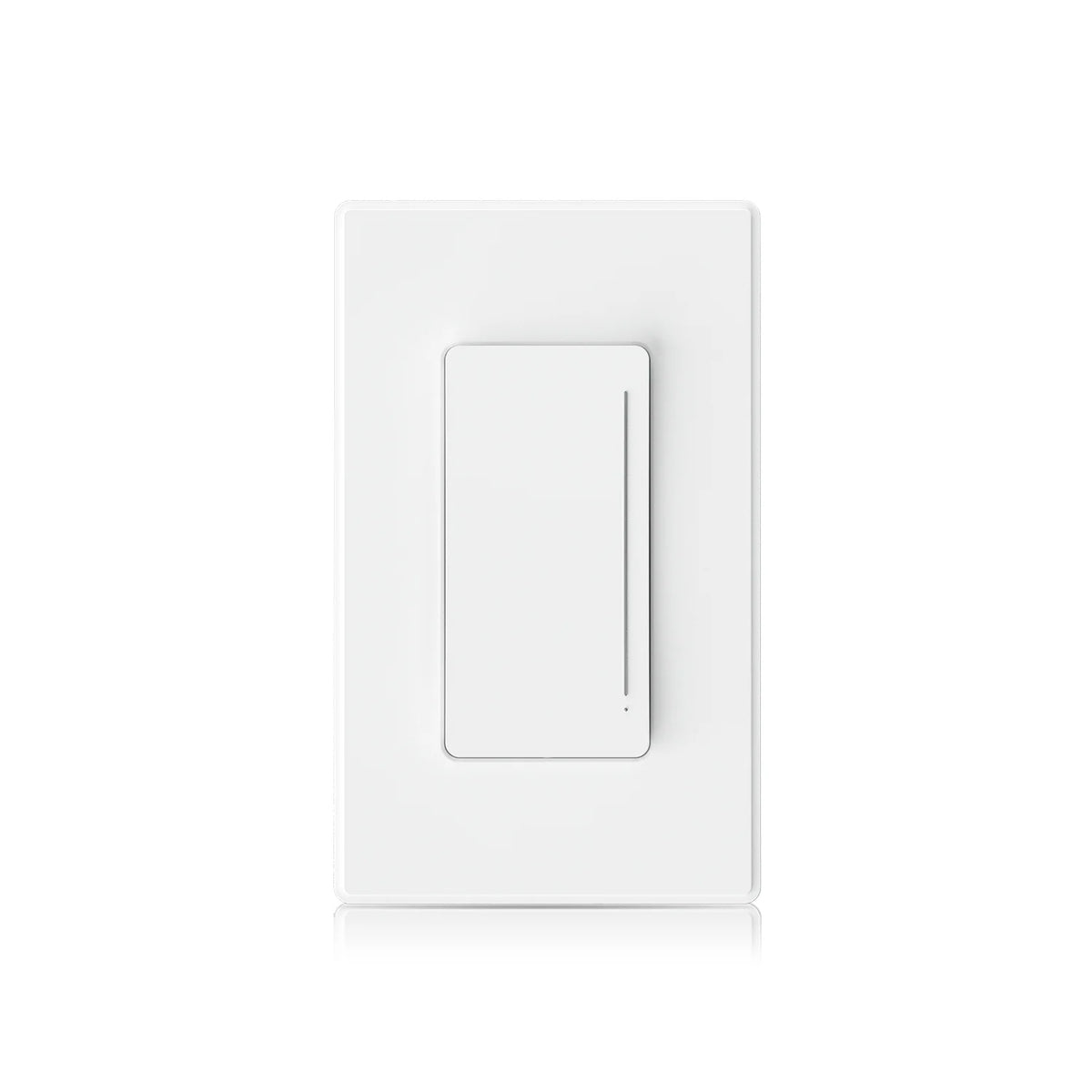 ELEGRP Smart Dimmer Light Switch Single Pole, 2.4GHz Wi-Fi Touch Dimmer Compatible with Alexa and Google Assistant, Neutral Wire Required, No Hub Required, UL and FCC Listed, White 1 PC