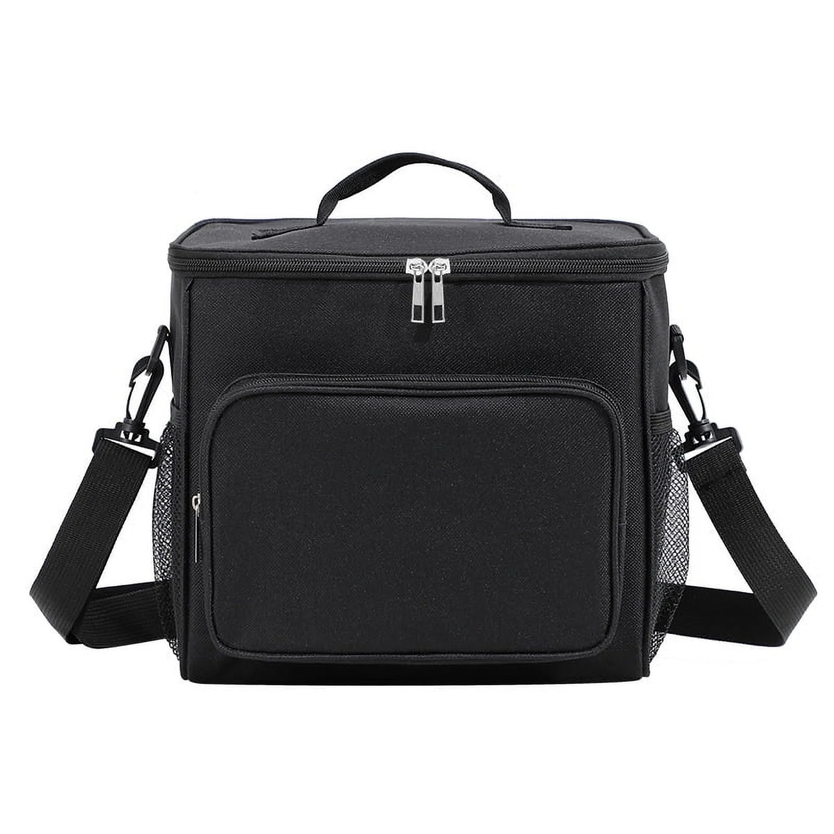 TRANSLINK Large Lunch Bag for Adult Men Women Insulated Lunch Box Leakproof Tote with Large Capacity,Black (10.5L)