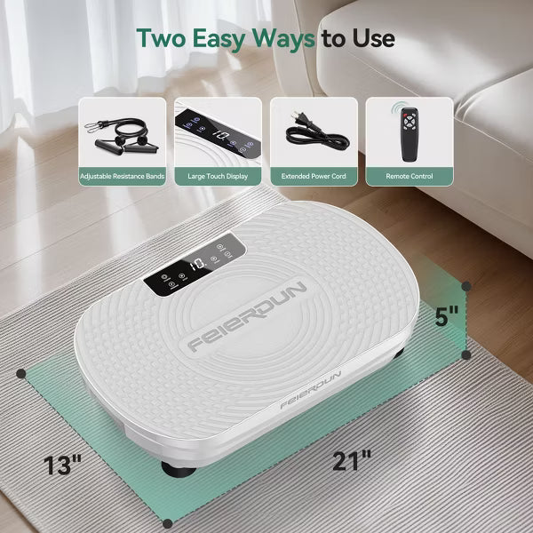 FEIERDUN Whole Body Vibration Plate Exercise Machine