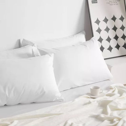 2 Pack Cotton Pillowcases, Breathable and Soft Bed Pillow Cases with Envelope Closure - NTBAY
