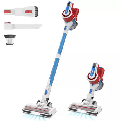 POWEART V80 Cordless Vacuum Cleaner, 26Kpa 350W Powerful Cordless Stick Vacuum, 6-in-1 Battery Vacuum Up to 40mins, Lightweight Vacuum Cleaner