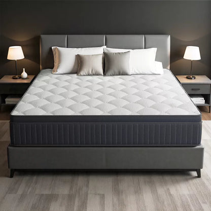 Swedrea Hybrid Mattress Medium Cooling Gel Memory Foam with CertiPUR-US and Oeko TEX Certified