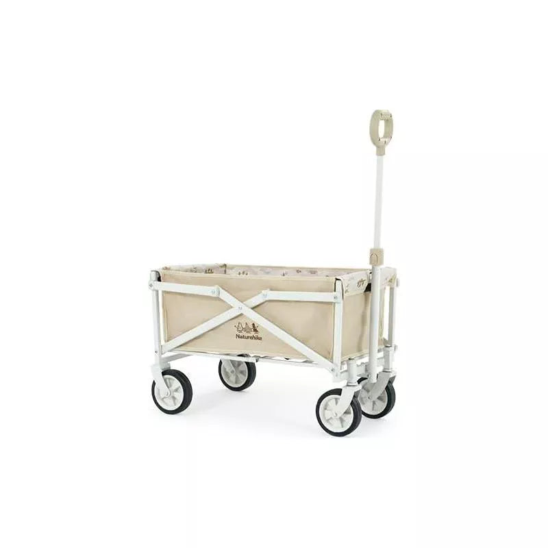 Naturehike Garden Trolley Handcart Foldable Wagon, Foldable Utility Cart Handcart with Adjustable Handle Trolley for Camping Garden Sports Shopping