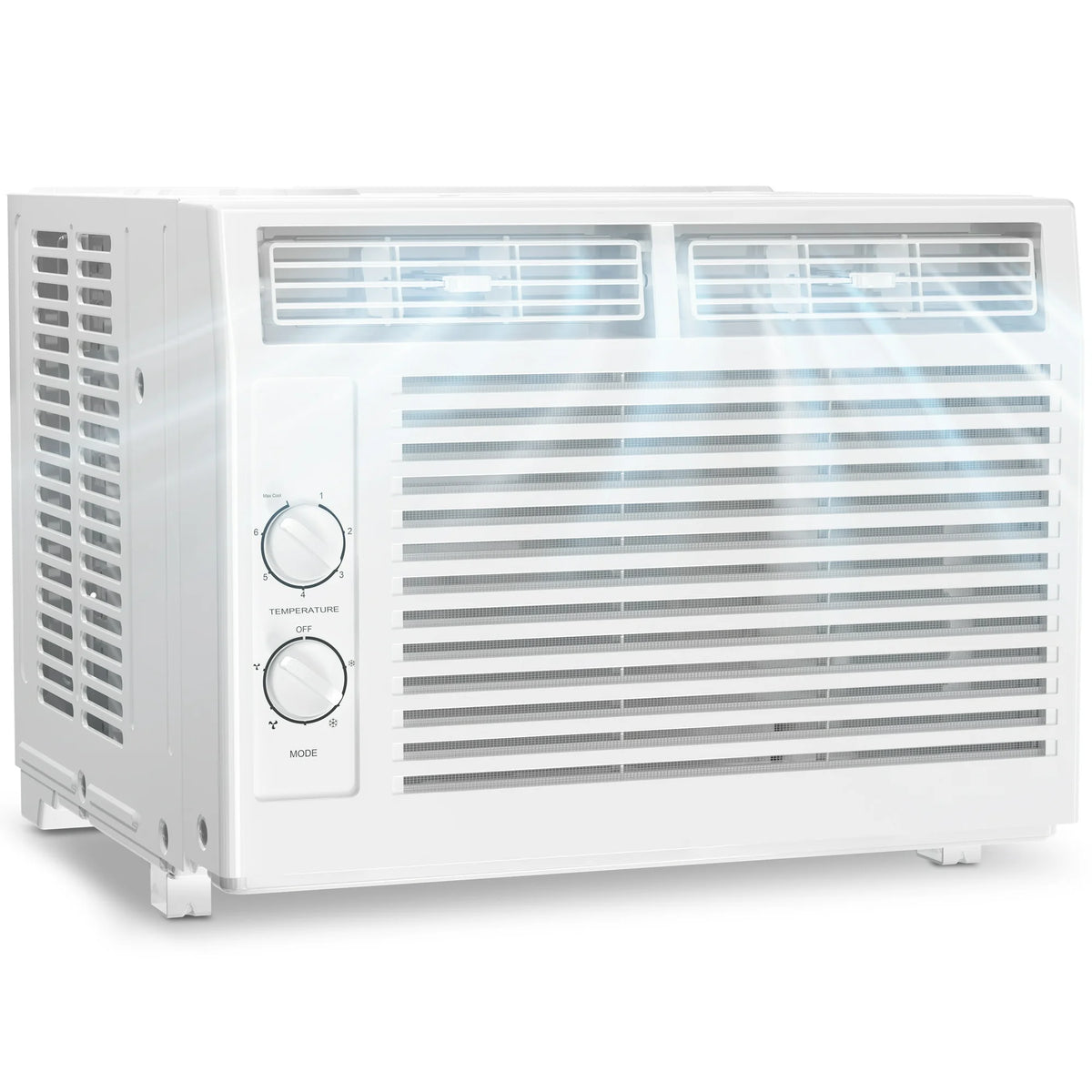 KISSAIR 5,000 BTU 115V U Shaped Window Air Conditioner, for Small Room AC Unit air conditioner Easy Installation, Cools up to 150 Sq. Ft