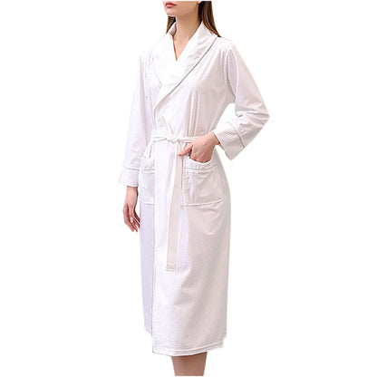 Kaemgyyd Plus Size Robes for Women Long Sleeve Quick-Dry Bathrobe Soft Lightweight Loungewear Belted Sleepwear with Pockets