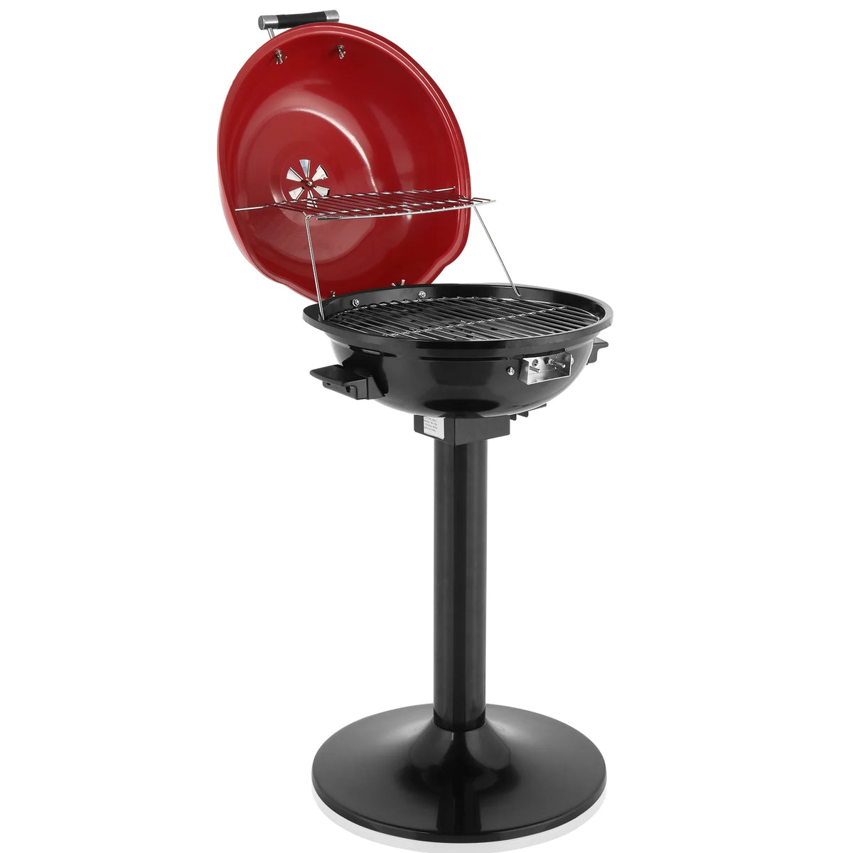 Ktaxon Electric Grill Smoker 1600W Outdoor/Indoor Standing Grill with Removable Non-Stick Warming Rack