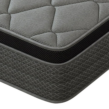 Mocangtu 12" Queen Hybrid Mattress in a Box, Gel Memory Foam with Individually Wrapped Pocket Coils, Medium Firm, Pressure Relief, Cooling Sleep Support