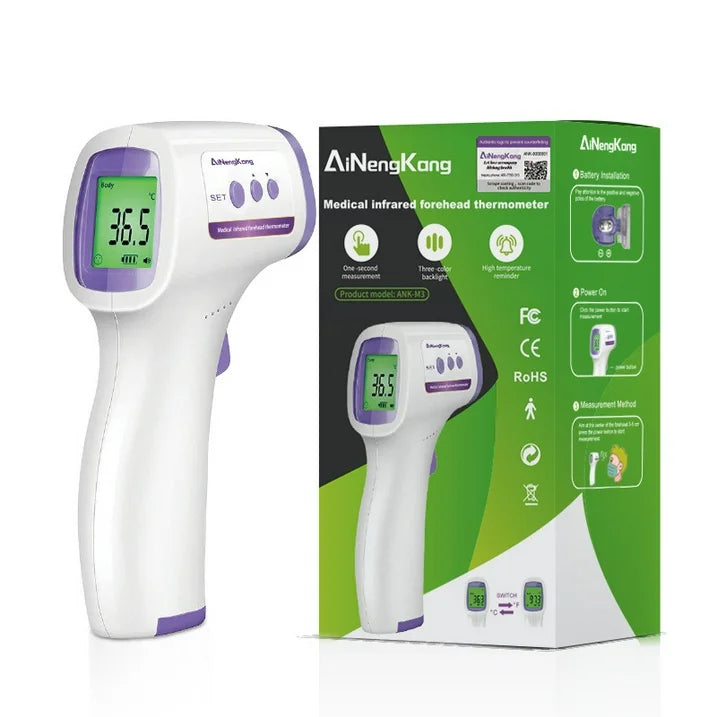 SUWU Non Contact Infrared Thermometer for Forehead, Food and Bath Touchless Thermometer for Adults, Babies, Toddlers and Kids