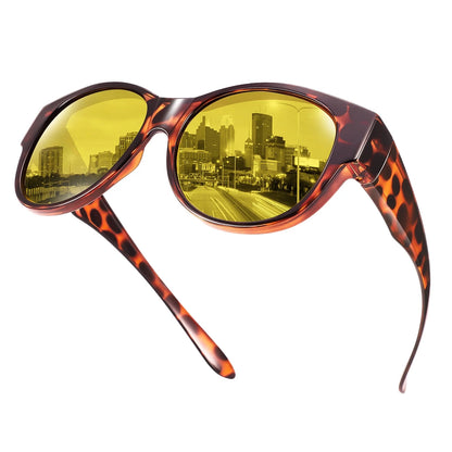 TINHAO Anti Glare Night Vision Goggles with Hard Shell Case