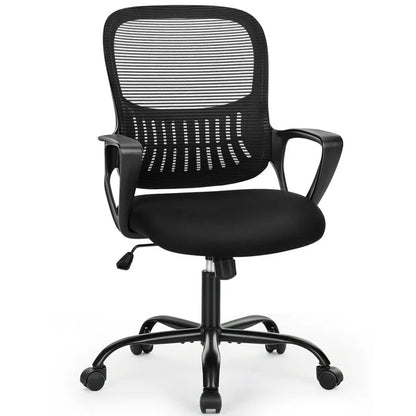 Tall Office Chair with Adjustable Height,Ergonomic Computer Standing Desk Stool,High Office Chair for Counter Height Desk (Black)