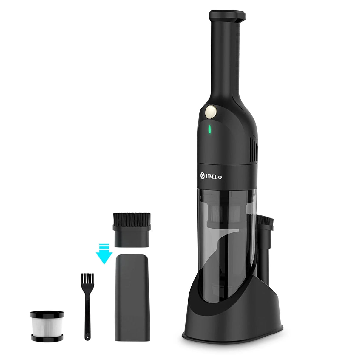 UMLo H6 Handheld Vacuum Cordless, Portable Car Vacuum Cleaner with 10000PA Suction, 2600mAh Rechargeable Vacuum Cleaner for Car Home Pet