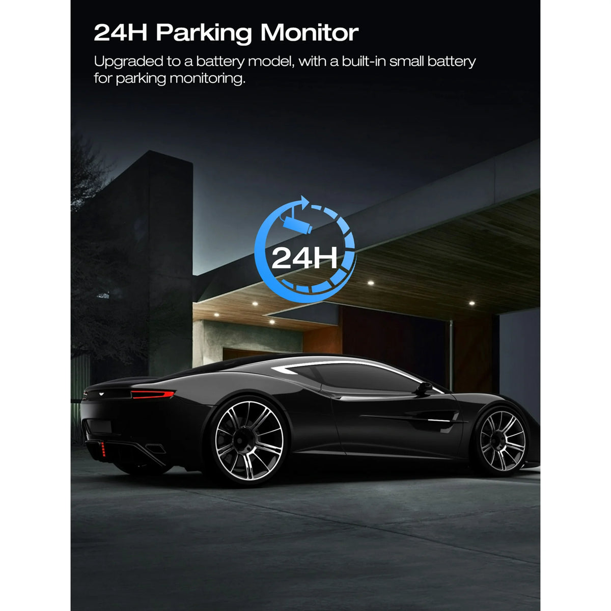 Toguard 4K Dash Cam Front and Rear 3 inch Dual Dash Camera, with 1080P Waterproof Car Camera, Loop Recording, G-Sensor, Night vision, Parking Monitor, WDR