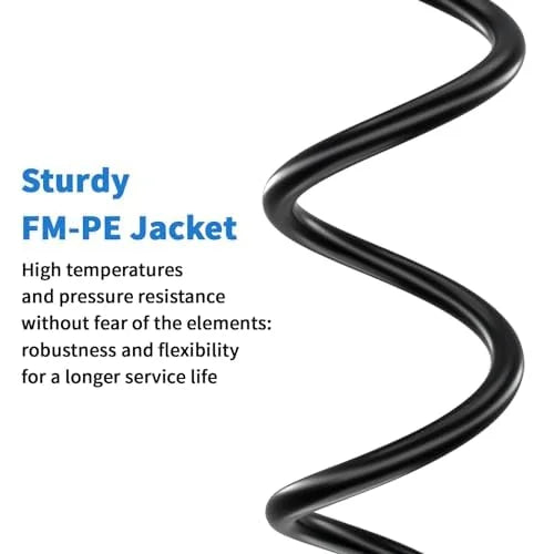 Cat 8 Ethernet Cable 50 FT, Outdoor&Indoor High Speed Heavy Duty Network LAN Internet Cable,SFTP Gold Plated RJ45 40Gbps 2000Mhz Patch Cord, for Modem/Router/Gaming,Faster Than Cat7/Cat6/Cat5 Black