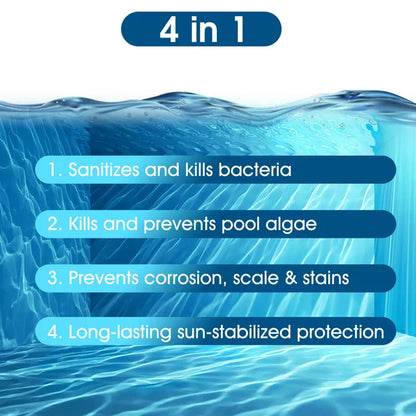 Melliful 180 Pcs Chlorine Tablets for Pool