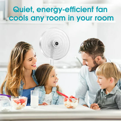 Melliful Pedestal Fan with Remote, Standing Fan, 8 Speed Fan with Remote Control