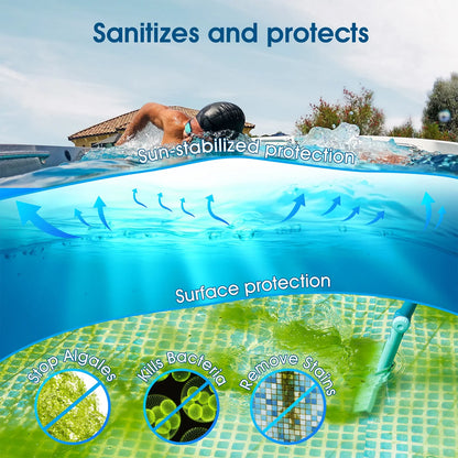 Chlorine Tablets for Pool, 180PCS