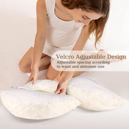 iFanze Pregnancy Pillows for Sleeping, Turkish Probiotic Fabric, White Gold