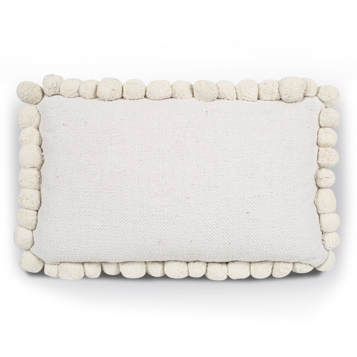 Pom Rectangular Throw Pillow