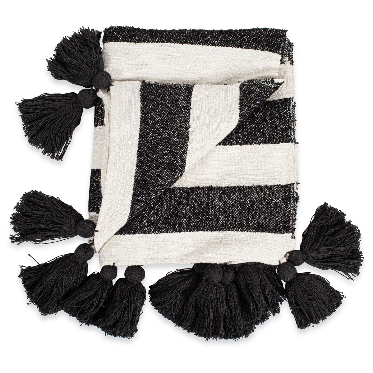 Elin Striped Throw Blanket