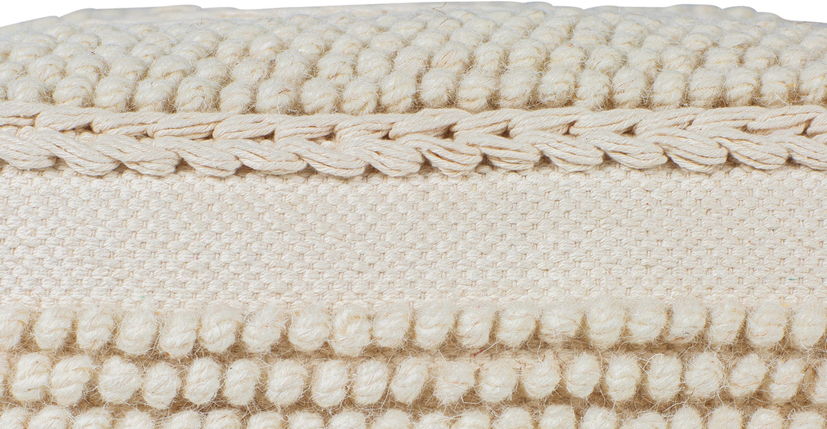 Lexi 16" Square Pouf