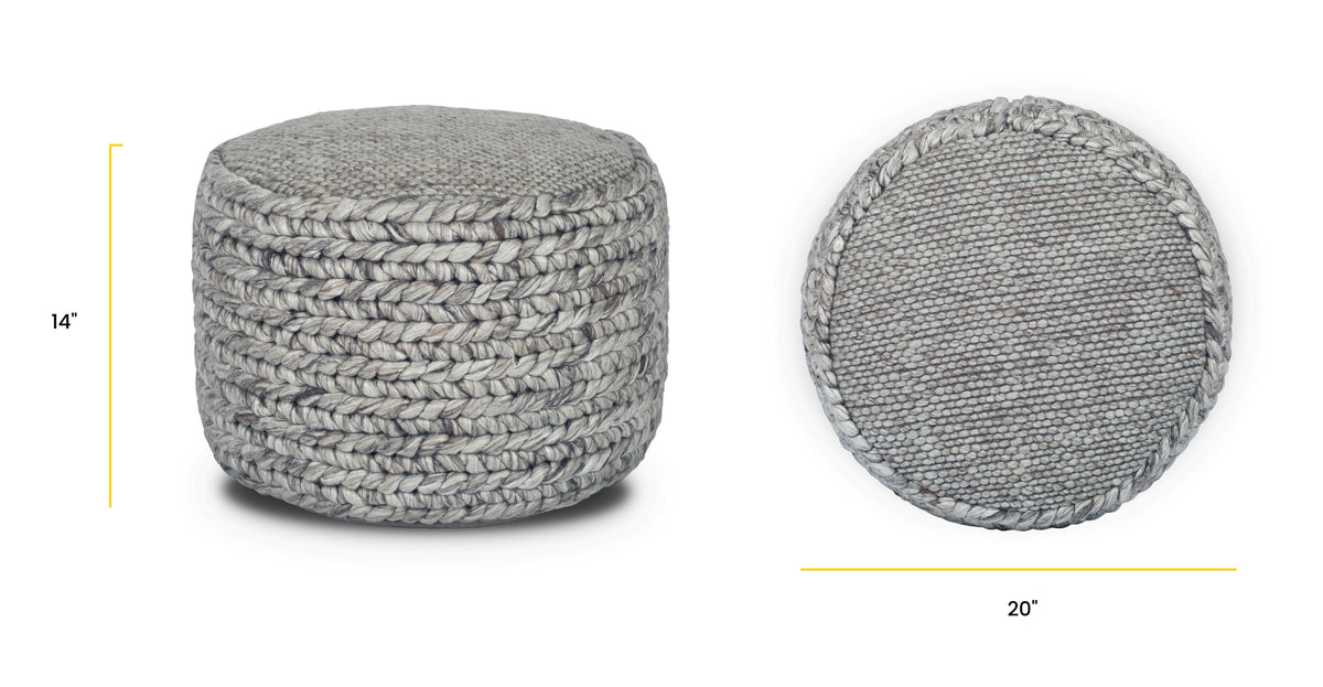Leon 20" Pouf