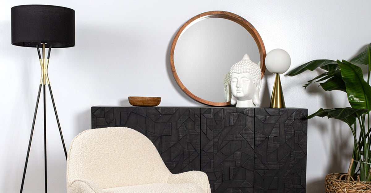Theo 24" Round Mirror
