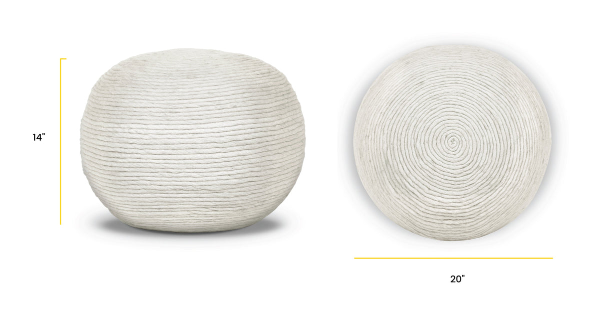 Lia 20" Pouf